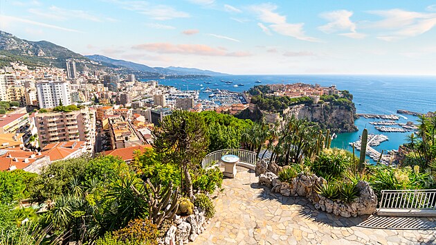 Jako na dlani. Výhled na Středozemní moře a přístav je z Monte Carla skutečně pohádkový.