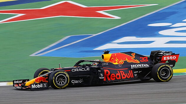 Max Verstappen z Red Bullu ve sprintu Velk ceny Brazlie F1.