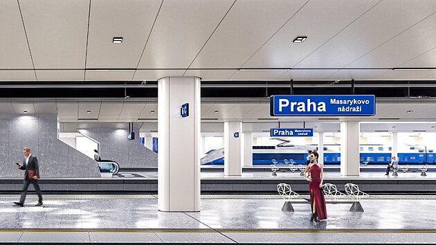Vizualizace připravované přestavby Masarykova nádraží