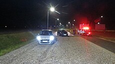 Úniková zóna pro kamiony na silnici I/35 v Mohelnici se stala místem srážky...