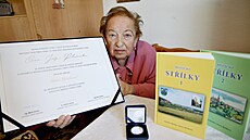 Nedávno zesnulá Marie Skřítková letos obdržela Cenu Jože Plečnika za zásluhy o...