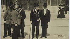 Víde�ský starosta Karl Lueger na dobové pohlednici pocházející z roku 1905
