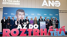 Tisková konference hnutí ANO k výsledkm voleb (9. íjna 2021)