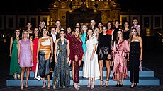 Na�lecht�né tenistky p�i slavnostním zahájení Turnaje mistry� v Guadalaja�e. V...