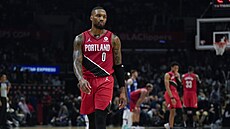 Zklamaný Damian Lillard z Portlandu.