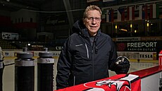Glen Hanlon na tréninku hokejist� Znojma.