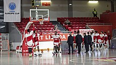 Basketbalisté Benfiky Lisabon nastupují k zápasu FIBA Europe Cupu s Opavou.