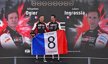 Sébastien Ogier a spolujezdec Julien Ingrassia slaví osmý titul v mistrovství...