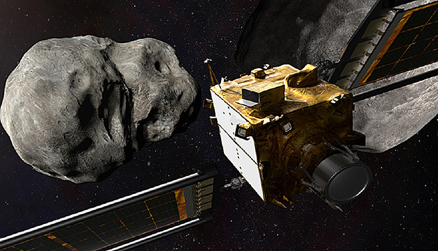 NASA testovala obranu Země před vesmírným tělesem, sonda zasáhla asteroid