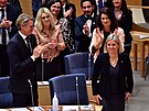 védský parlament opt schválil sociální demokratku Magdalenu Anderssonovou...