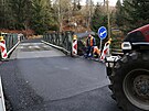 Oprava betonovho mostu za 15,2 milionu korun zaala letos v polovin ervna....