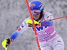 Mikaela Shiffrinová pi slalomu v Killingtonu