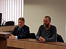 Radek Vindy u Okresnho soudu v Teplicch (23.11.2021).