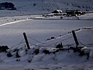 Velkou Británii po zimní boui Arwen pokryly závje snhu. (29. listopadu 2021)