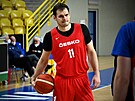 Jaromír Bohaík na tréninku eských basketbalist