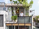 Autory zajímavého eení rodinného domu jsou architekti Nguyen Duc Trung, Marek...