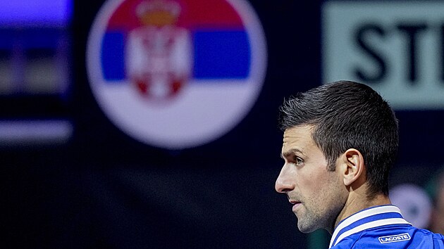 Srbský tenista Novak Djokovič v duelu s Dennisem Novakem z Rakouska. | na serveru Lidovky.cz | aktuální zprávy