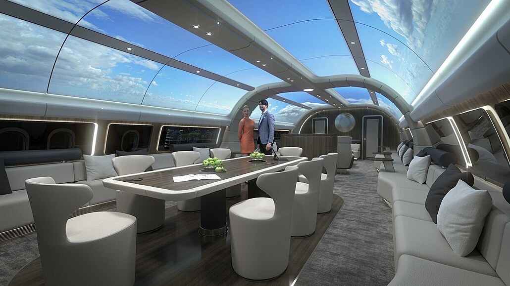 Lufthansa v Dubaji představila svou vizi letadla pro VIP cestovatele (27....