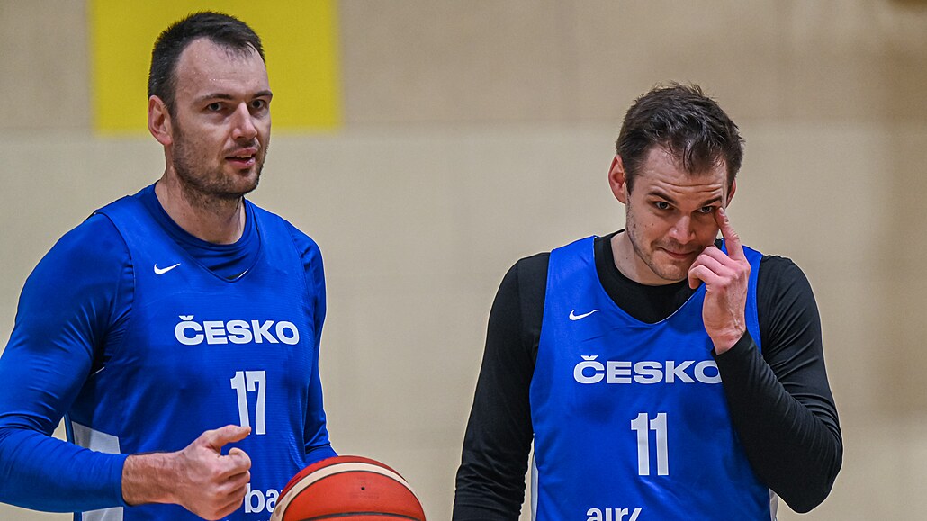 Petr Bohačík (vlevo) a Jaromír Bohačík se sešli na reprezentačním tréninku.