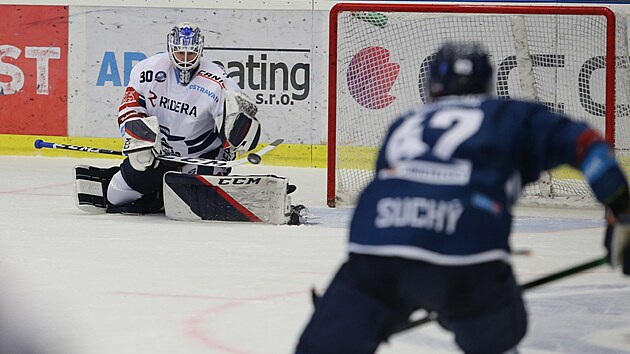 Hri Plzn a Vtkovic bhem utkn v rmci 25. kola hokejov extraligy