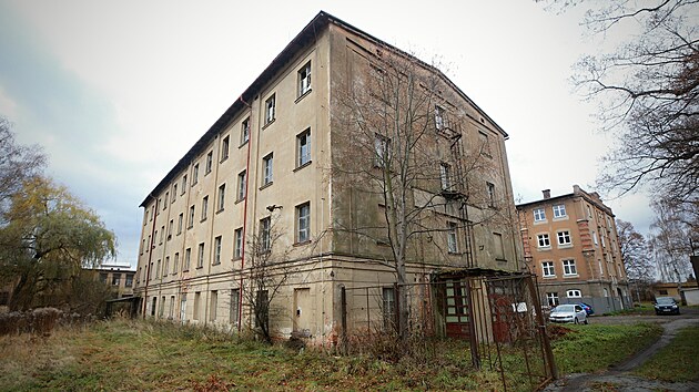 Bývalá ubytovna továrny Falcon (Tonetka) v Mimoni, kam se přesune Domov s pečovatelskou službou z Pražské ulice (8. 11. 2021).