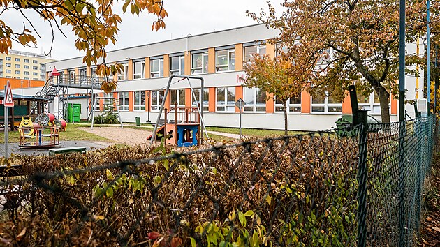 První až čtvrtá třída základní školy Sion Elementary sídlí dosud v areálu hradecké ZŠ Mandysova (21. 10. 2021).