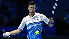 Novak Djokovi v semifinále Turnaje mistr.