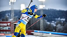 Sebastian Samuelsson pi sprintu v Östersundu