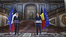 Francouzský premiér Jean Castex (vlevo) spolu s ministerským předsedou Belgie... | na serveru Lidovky.cz | aktuální zprávy
