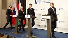 Polský premiér Mateusz Morawiecki, slovenský ministerský předseda Eduard Heger,... | na serveru Lidovky.cz | aktuální zprávy