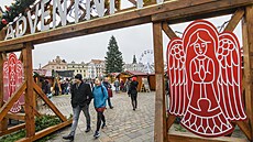 Vánoční trhy na náměstí Republiky v Plzni. Kvůli vládnímu nařízení musí v pátek...