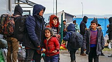 Migranti na polsko-b�loruské hranici