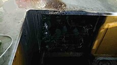 V rodinném dom� v noci vzplála zapnutá my�ka.