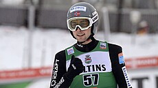 Jarl Magnus Riiber, vítěz skokanské části závodu sdruženářů v Ruce.
