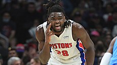 Isaiah Stewart (28) z Detroit Pistons v zápase s Los Angeles Clippers.
