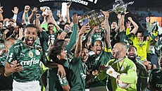 Fotbalisté Palmeiras slaví triumf ve finále Poháru osvoboditel�.