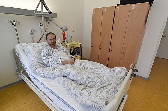 tyicetiletý Petr Valenta je pacientem rehabilitaního oddlení Mstské...