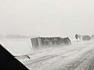 Sníh komplikuje dopravu v Plzeském kraji