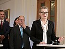 Nová védská ministryn kolství Lina Axelssonová Kihlblomová (30. listopadu...