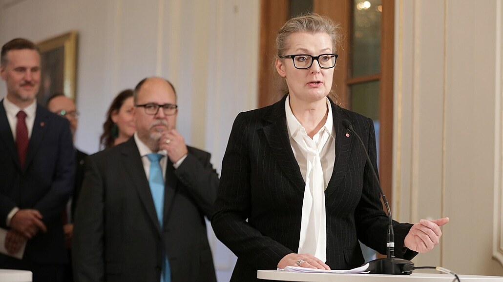 Nová švédská ministryně školství Lina Axelssonová Kihlblomová (30. listopadu...