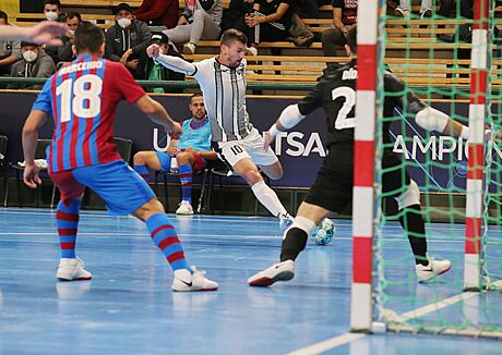 Futsal, Liga mistr: Barcelona - Dobovec.