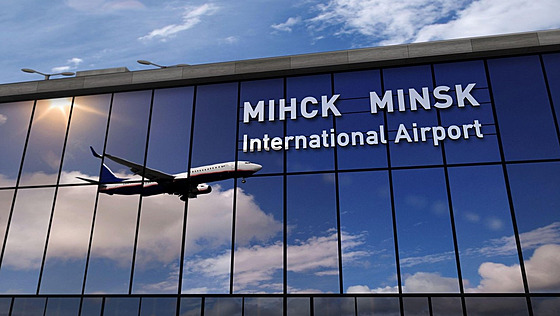 Mezinárodní letit v Minsku (24. bezna 2020)