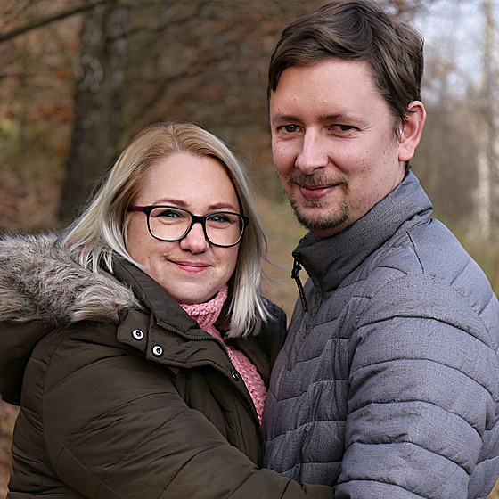 Manelé Veronika (39 let) a Petr (35 let) tanclovi z Dolní Poustevny se ped...