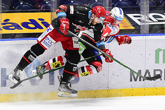 Utkání 29. kola hokejové extraligy: HC Dynamo Pardubice - HC Ocelái Tinec....