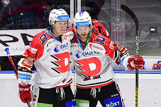 Utkání 29. kola hokejové extraligy: HC Dynamo Pardubice - HC Ocelá�i T�inec....