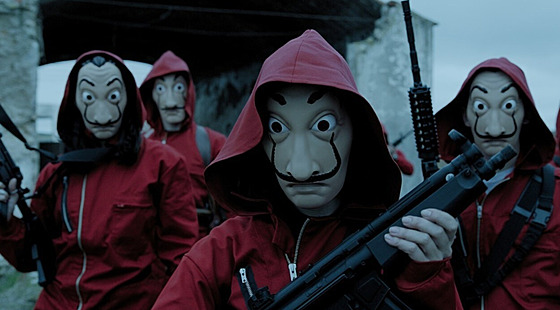 Ikonické masky Dalího u� v záv�re�ných dílech seriálu jen tak neuvidíte.