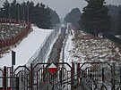 Blorusko-polská hranice nedaleko pechodu Kuznica - Bruzgi (6. prosince 2021)
