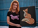 Barbora Znoj Novotn pracuje jako veterinrn sestra a zrove maluje...