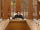 Severokorejský vdce Kim ong-un na zasedání funkcioná Strany práce (1....