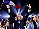 Kontroverzní kandidát na francouzského prezidenta Éric Zemmour oznámil v Paíi...